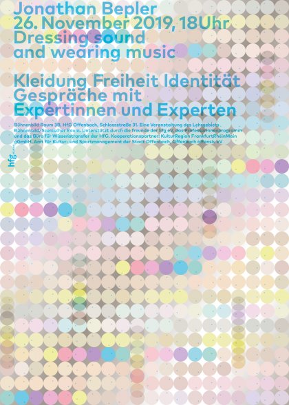 Clothing Freedom Identity, Jonathan Bepler, Dressing sound and wearing music by Prof. Klaus Hesse