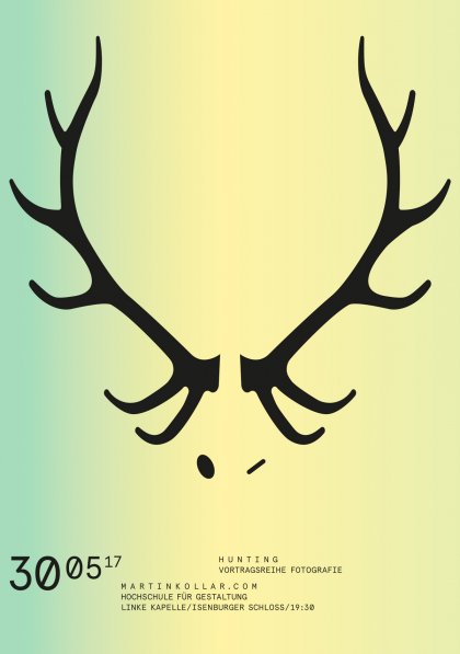 Poster series »Hunting« by Klaus Hesse